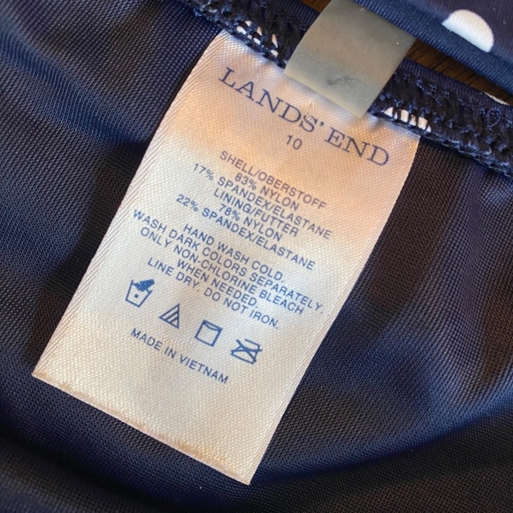 Lands End tankini set size 10 - Picture 7 of 12